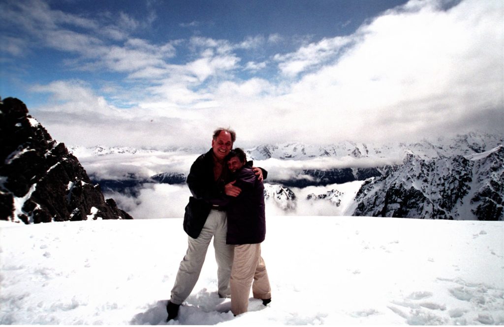 Tasman Glacier on Mt, Cook, New Zealand